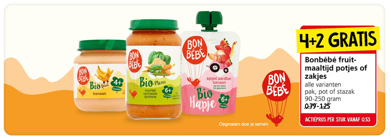 Bonbebe   babyvoeding folder aanbieding bij  Jan Linders - details