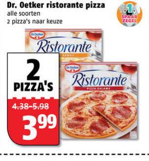 Dr Oetker   diepvriespizza folder aanbieding bij  Poiesz - details