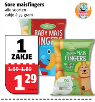 Sore   babyvoeding folder aanbieding bij  Poiesz - details