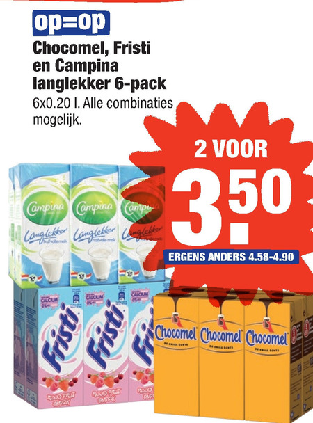 Chocomel   melk, drinkyoghurt folder aanbieding bij  Aldi - details