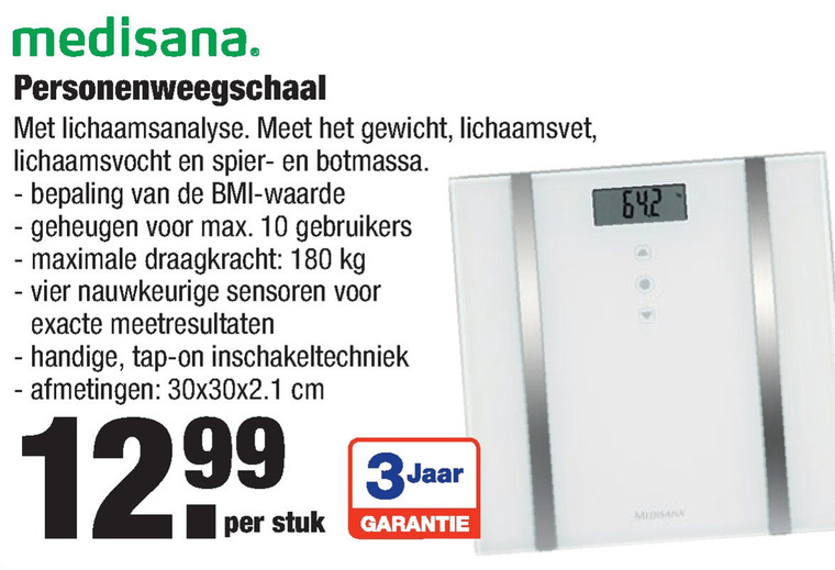 Medisana folder aanbieding bij - details