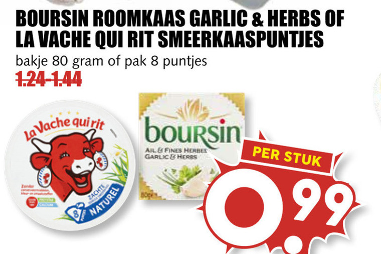 La Vache Qui Rit   roomkaas, smeerkaas folder aanbieding bij  MCD Supermarkt Basis - details