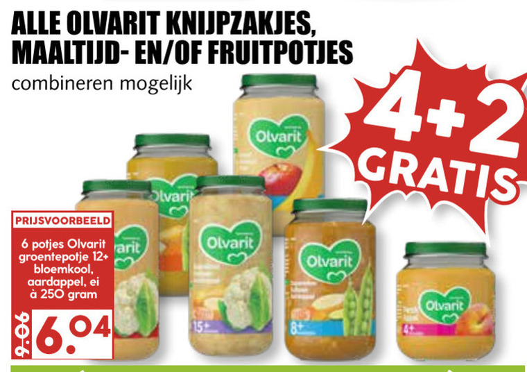 Olvarit   babyvoeding folder aanbieding bij  MCD Supermarkt Basis - details