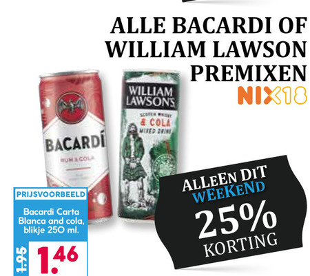 Bacardi   mixdrank folder aanbieding bij  Boons Markt - details