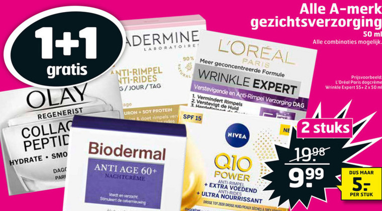 Alle merken   nachtcreme, dagcreme folder aanbieding bij  Trekpleister - details