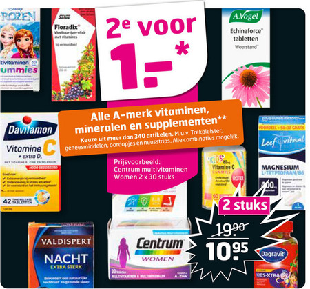 Alle merken   voedingssupplement, multivitaminen folder aanbieding bij  Trekpleister - details