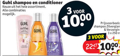 Guhl   shampoo, conditioner folder aanbieding bij  Kruidvat - details