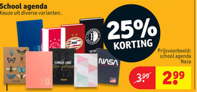 Misbruik verdrievoudigen Ongehoorzaamheid schoolagenda folder aanbieding bij Kruidvat - details