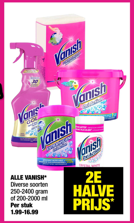 Vanish   vlekkenverwijderaar folder aanbieding bij  Big Bazar - details