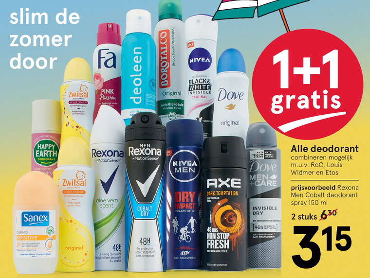 Alle merken   deodorant folder aanbieding bij  Etos - details