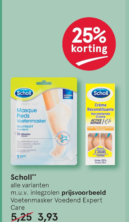 Scholl   voetverzorging folder aanbieding bij  Etos - details