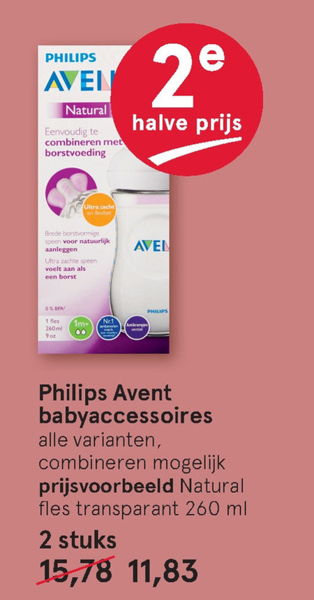 Avent   fopspeen, flesspeen folder aanbieding bij  Etos - details