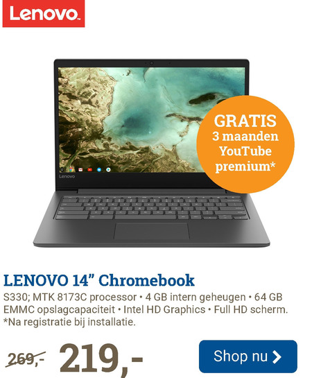 Lenovo   notebook folder aanbieding bij  BCC - details