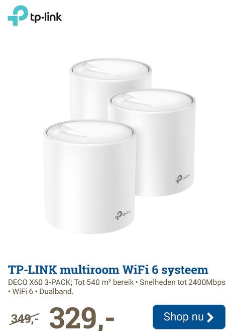 TP-Link   wireless range extender folder aanbieding bij  BCC - details