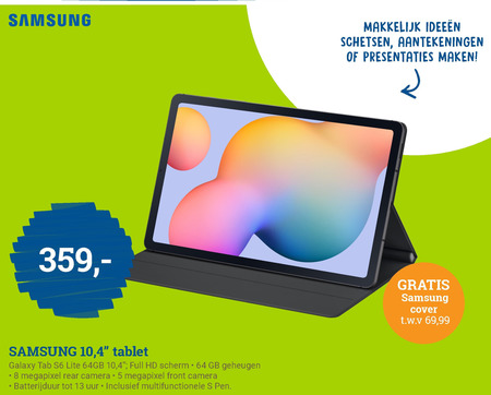 Samsung   tablet folder aanbieding bij  BCC - details