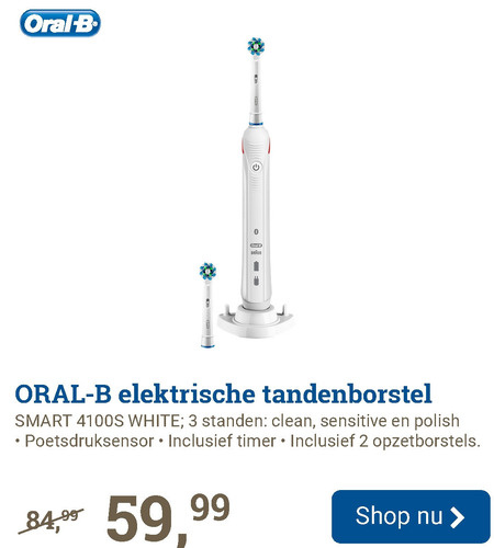 Braun Oral-B   electrische tandenborstel folder aanbieding bij  BCC - details