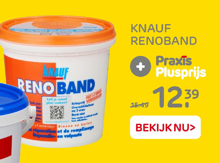 Knauf   vulmiddel folder aanbieding bij  Praxis - details