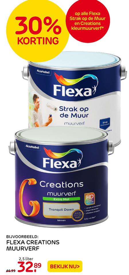 Flexa   muurverf folder aanbieding bij  Praxis - details