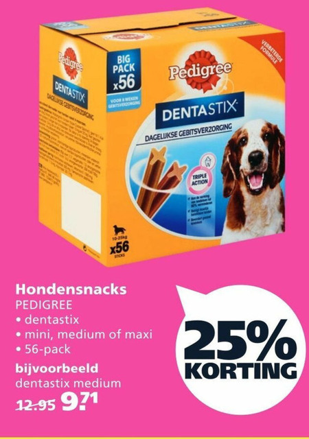 Pedigree Dentastix   hondensnacks folder aanbieding bij  Ranzijn Tuin en Dier - details