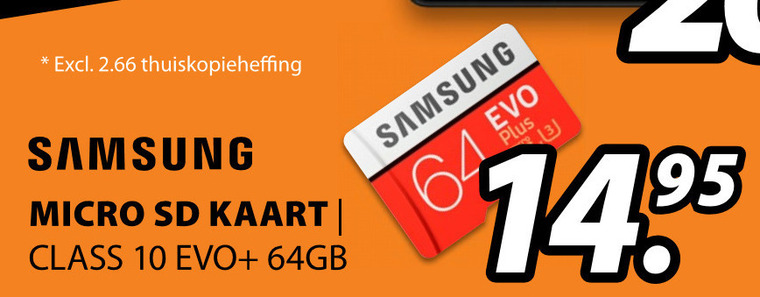 Samsung   microsd geheugenkaart folder aanbieding bij  Expert - details