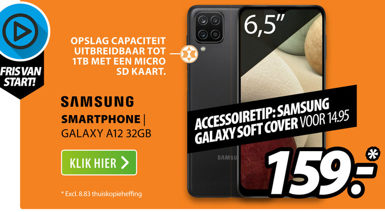 Samsung   simlock vrije mobieltje folder aanbieding bij  Expert - details