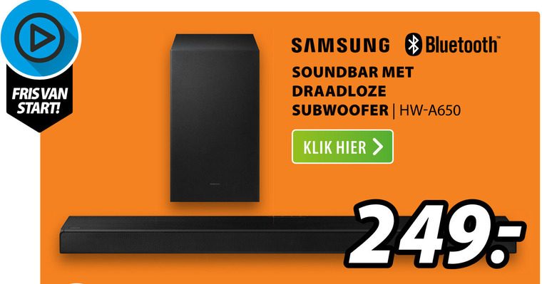 Samsung   soundbar folder aanbieding bij  Expert - details