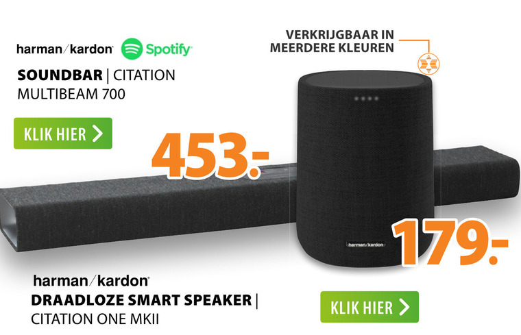 Harman Kardon   soundbar folder aanbieding bij  Expert - details