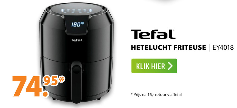 Tefal   friteuse folder aanbieding bij  Expert - details