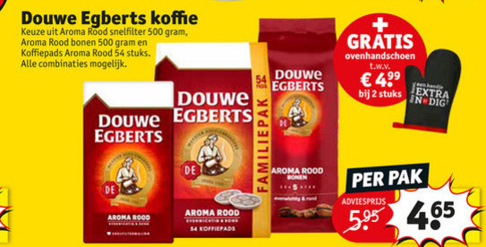 Douwe Egberts   oploskoffie, koffie folder aanbieding bij  Kruidvat - details