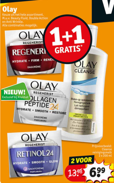 Olaz   nachtcreme, dagcreme folder aanbieding bij  Kruidvat - details