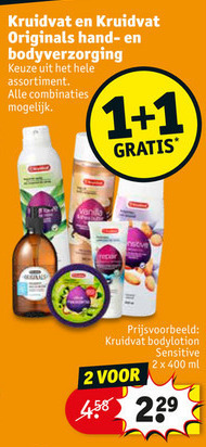 Kruidvat Huismerk   bodylotion, handcreme folder aanbieding bij  Kruidvat - details