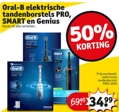 Braun Oral-B   electrische tandenborstel folder aanbieding bij  Kruidvat - details