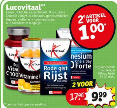 Lucovitaal   voedingssupplement folder aanbieding bij  Kruidvat - details