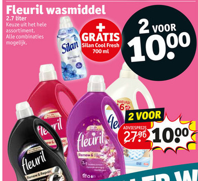 Fleuril   wasmiddel folder aanbieding bij  Kruidvat - details