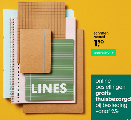 Hema huismerk   schrift folder aanbieding bij  Hema - details