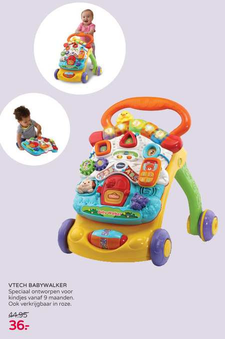 VTech   looptrainer folder aanbieding bij  Prenatal - details