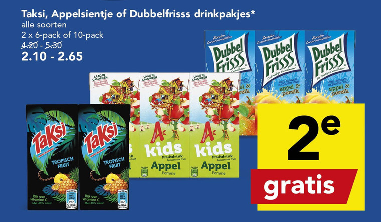 Appelsientje   fruitdrank folder aanbieding bij  Deen - details