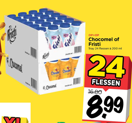 Fristi   chocolademelk, drinkyoghurt folder aanbieding bij  Vomar - details