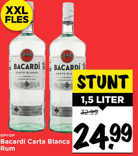 Bacardi   rum folder aanbieding bij  Vomar - details