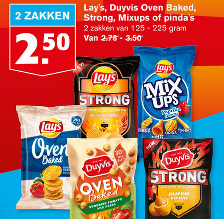 Duyvis   chips, zoutje folder aanbieding bij  Hoogvliet - details