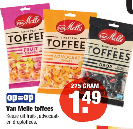 Van Melle   toffees folder aanbieding bij  Aldi - details