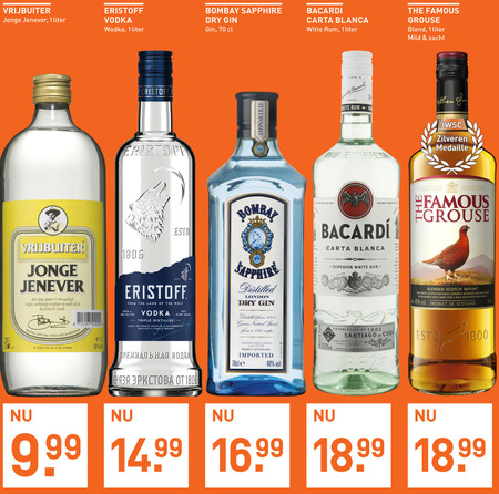 Eristoff   wodka, rum folder aanbieding bij  Gall & Gall - details