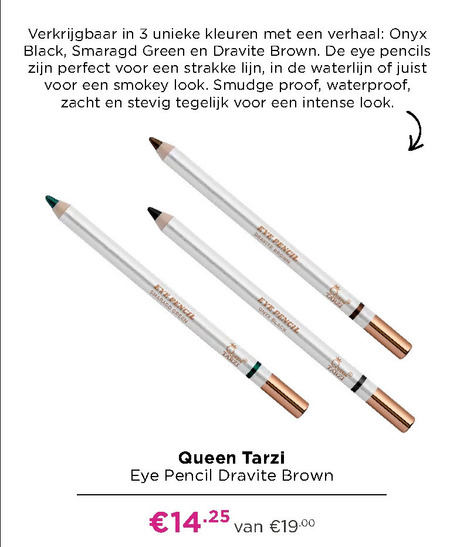 Queen Tarzi   oogpotlood folder aanbieding bij  Ici Paris XL - details