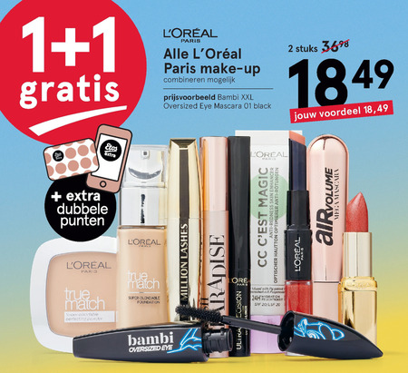 L Oreal   foundation, dagcreme folder aanbieding bij  Etos - details