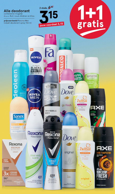 Alle merken   deodorant folder aanbieding bij  Etos - details