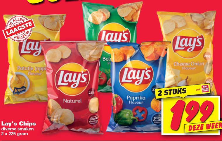 Lays   chips folder aanbieding bij  Nettorama - details