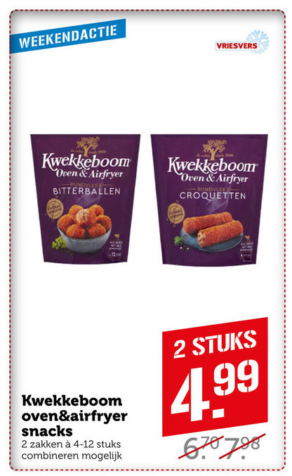 Kwekkeboom   kroket, snack folder aanbieding bij  Coop - details