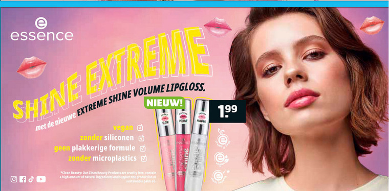 Essence   lipgloss folder aanbieding bij  Trekpleister - details