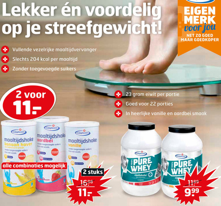 Trekpleister Huismerk   afslankmaaltijd folder aanbieding bij  Trekpleister - details