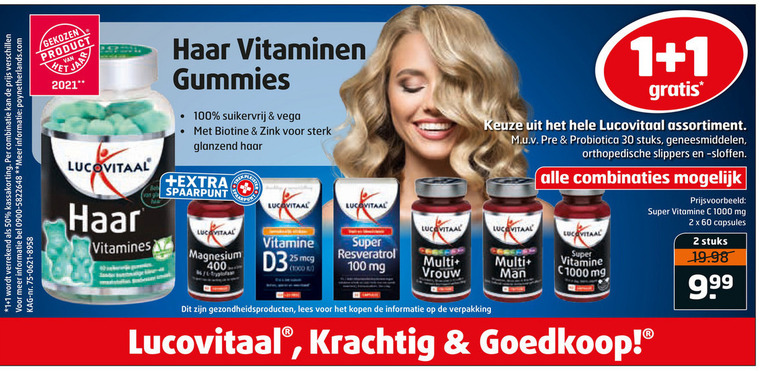 Lucovitaal   voedingssupplement folder aanbieding bij  Trekpleister - details